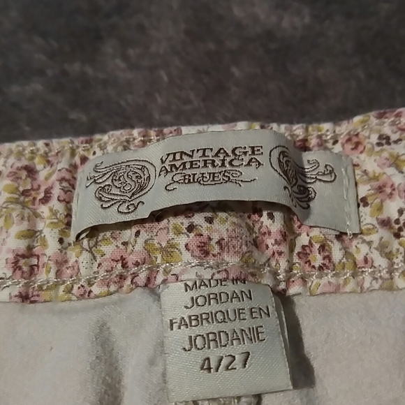 Vintage America Blues "Boyfriend" Ankle Grazer 27 - Picture 3 of 6